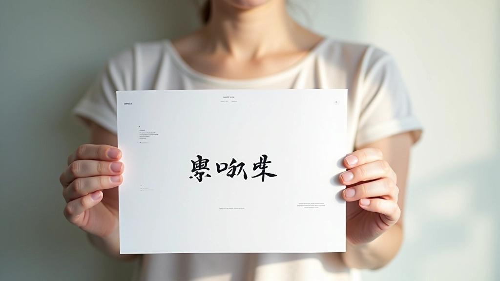Website header showcasing elegant bilingual typography in Traditional Chinese and English