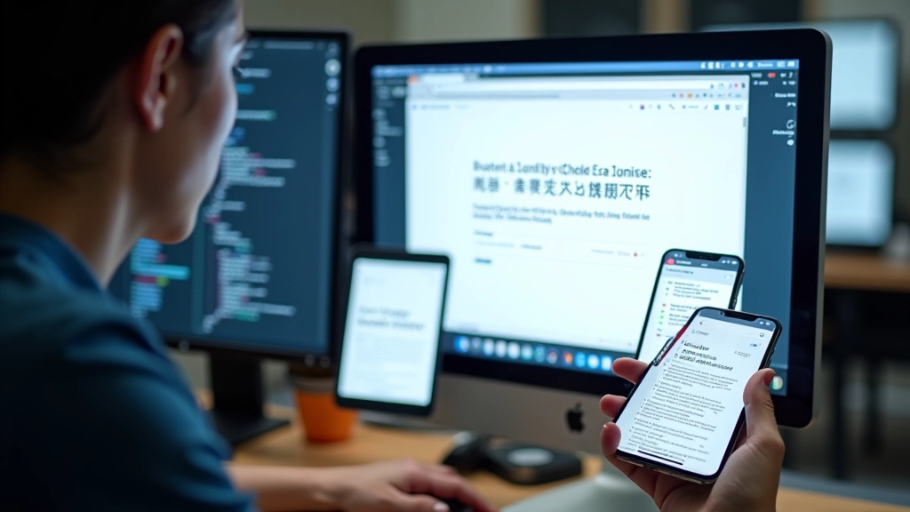 Tech startup responsive bilingual website